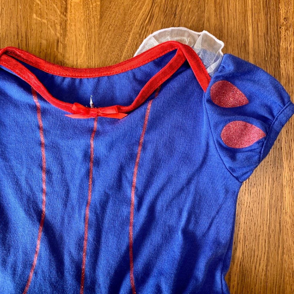 DISNEY PARKS Snow White Costume Baby Girl 12-18 Girls Halloween Bodysuit Dress - Picture 6 of 6